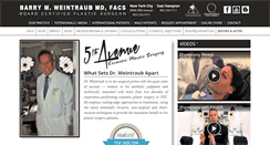 Desktop Screenshot of drbarryweintraub.com